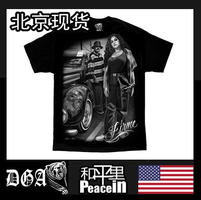 【北京现货】DGA chicano西海岸tee HOMIES 美国购回有吊牌FIRME