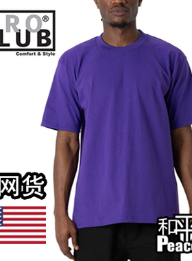 【北京现货】PROCLUB 全新龙胆紫色打底T恤 短袖tee美產hiphop