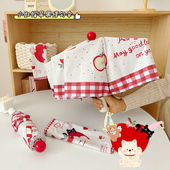 苹果修狗雨伞女晴雨伞两用太阳伞黑胶防晒防紫外线折叠遮阳伞自动