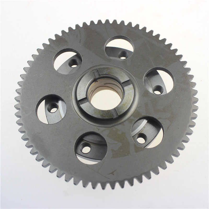 适用雅马哈QJ250-H/-L/-J XV250/125 超越离合器起动盘启动盘马达