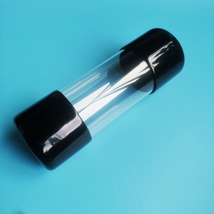 透明硬管PC透明管带盖子50透明管塑料管取样管透明外径50内径47