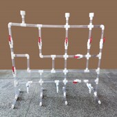 幼儿园水管墙玩水管道透明水管拼接戏水区户外玩水立体组合环保