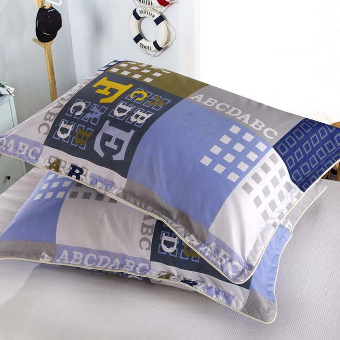 枕头单人带枕套高弹护颈椎枕芯学生宿舍成人家用简约网红一对拍2