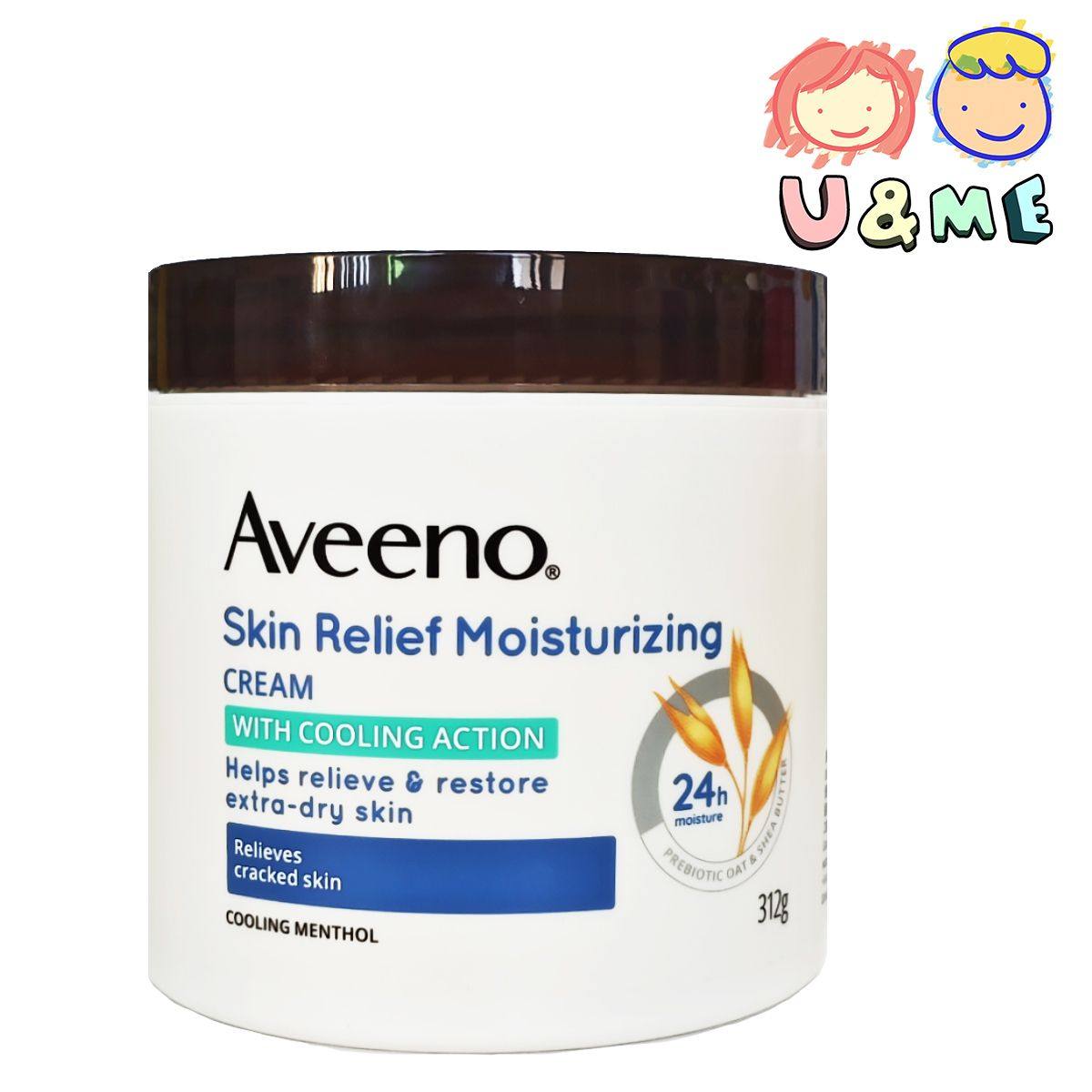 Aveeno - 天然燕麦高效舒缓润肤霜冰感配方312g