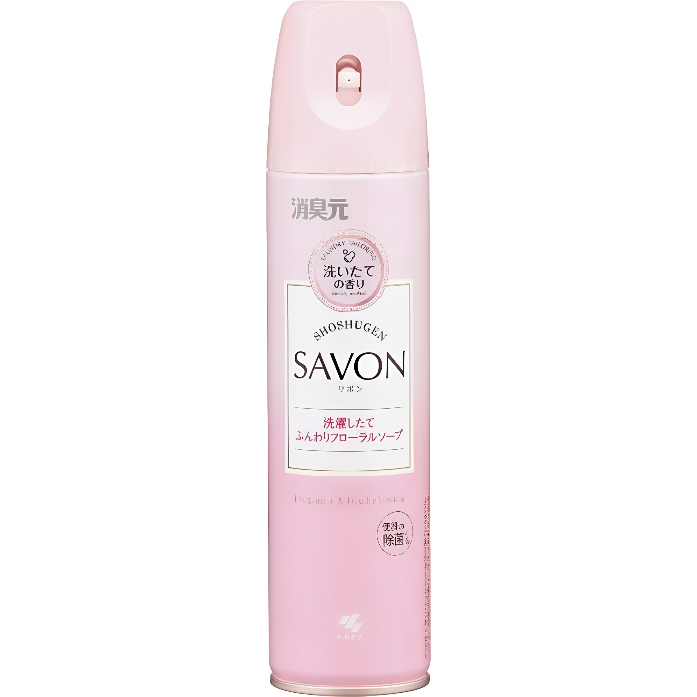 小林制药进口泰国消臭元SAVON厕所芳香喷雾柔和花皂香粉色280毫升图片