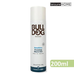 BULLDOG男士抗敏泡沫剃须凝胶200ml助滋润敏感皮肤温和清洁不刺激