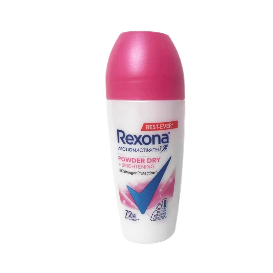 Rexona蕊娜超效干爽止汗香体露45ml便携装持久72小时无刺激滚珠版
