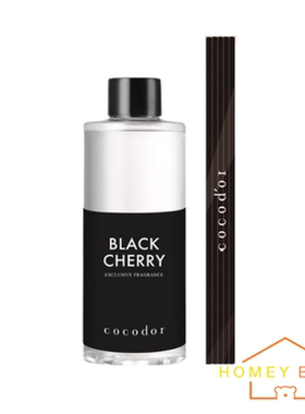 香港进口Cocod'or扩香补充瓶200ml黑樱桃附5条散香藤枝香气调配