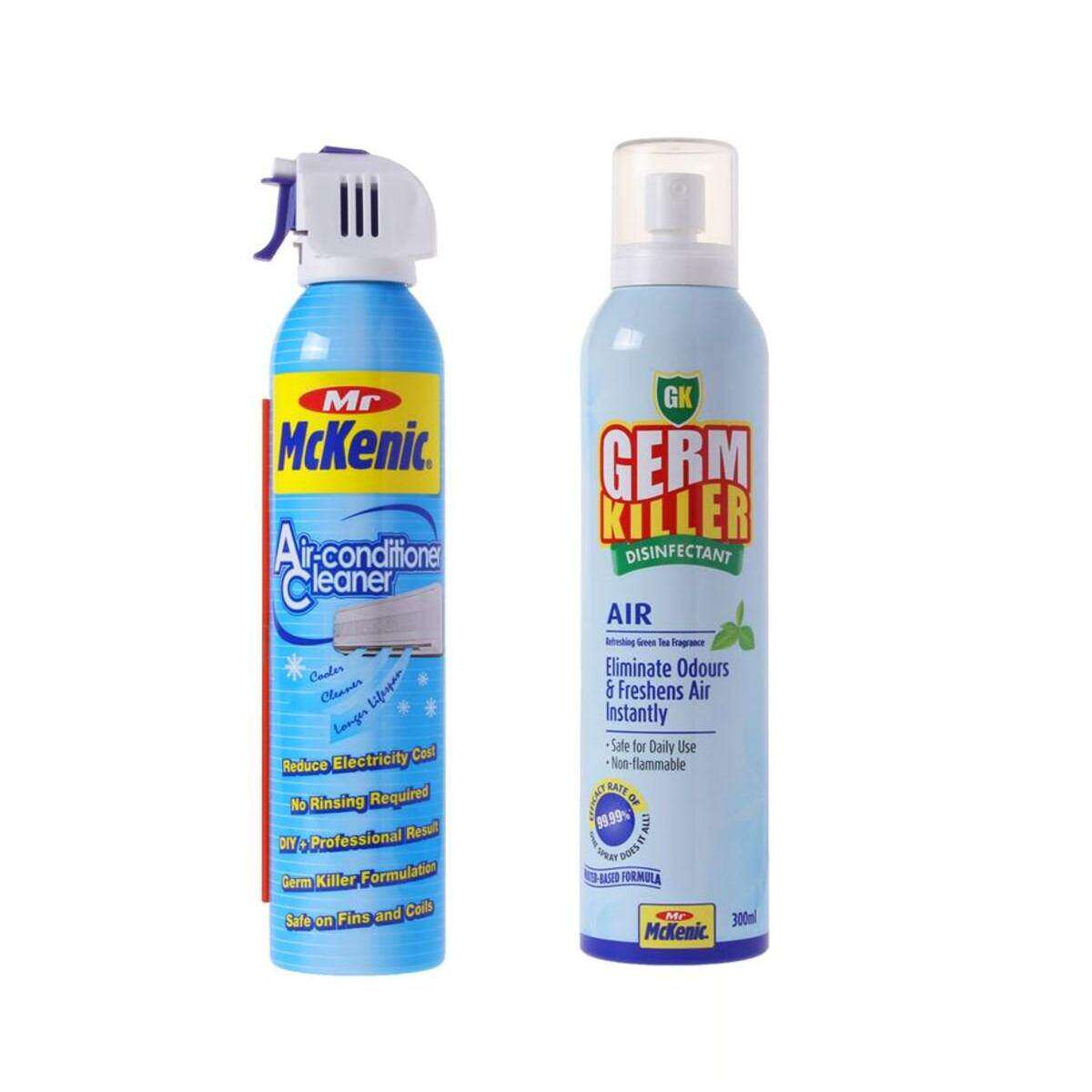 麦肯尼冷气机除异味防霉保养杀菌消毒幼儿适用清洁套装374g300ml