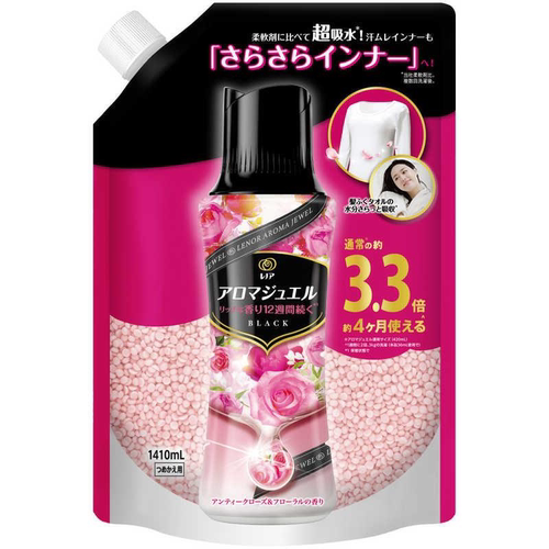 Lenor Happiness香氛柔顺洗衣珠1410毫升补充装 古典玫瑰花香红色