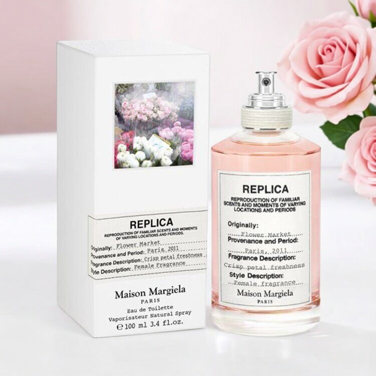 MAISON MARGIELA 香港进口鲜花市场女士香水EDT100ML瓶装玻璃淡香