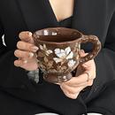 复古小碎花马克杯高级感水杯下午茶咖啡杯礼盒装 送礼物陶瓷杯子