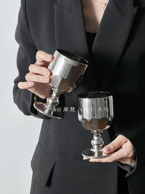 酒吧金属高级感酒杯葡萄酒杯