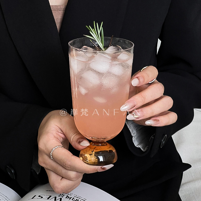 小众设计香槟杯轻奢精致矮脚杯