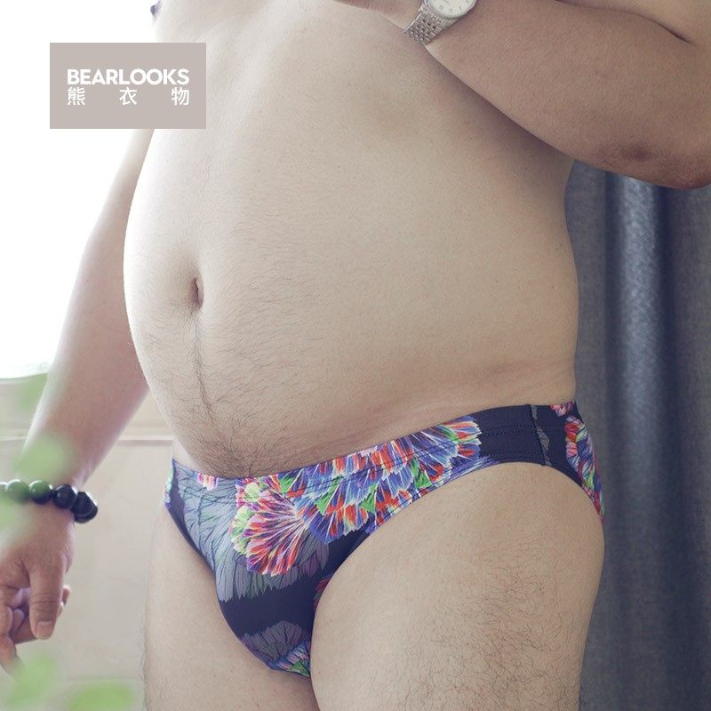 男士内裤欧码裤头印花低腰三角裤U凸囊袋透气青年胖熊加肥加大码,女士内衣/男士内衣/家居服,男三角内裤,淘宝优惠券,粉丝福利购,淘宝优惠卷