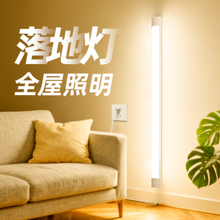 落地灯全屋照明客厅卧室床头房间沙发边立式超亮免安装台灯补光灯