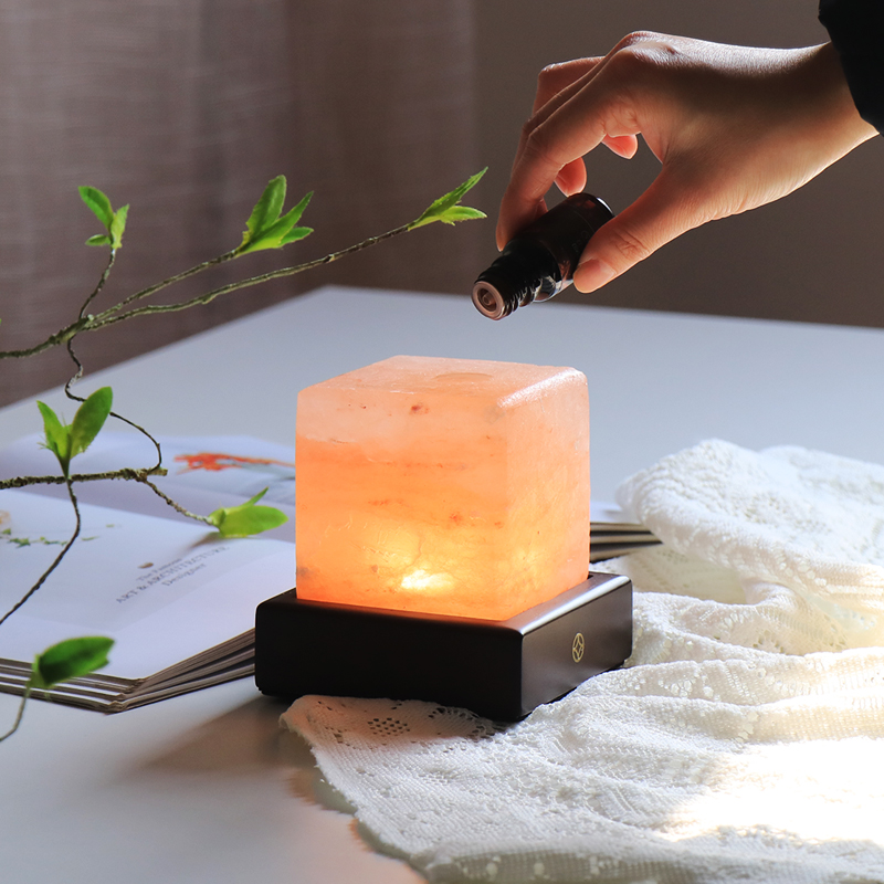 ideran喜马拉雅天然水晶盐灯充电