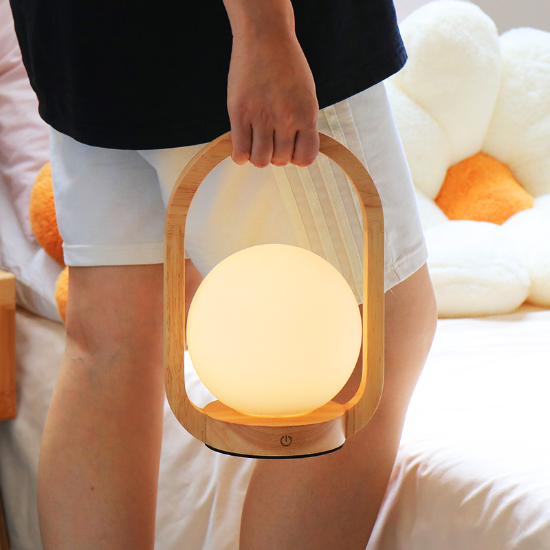 ideran手提充电小夜灯led