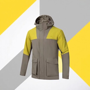 安踏防泼水梭织运动外套男冬季户外登山服夹克上衣152446602N