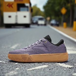 耐磨轻便休闲板鞋 男款 安踏欧文板鞋 112541801 凯里·欧文同款