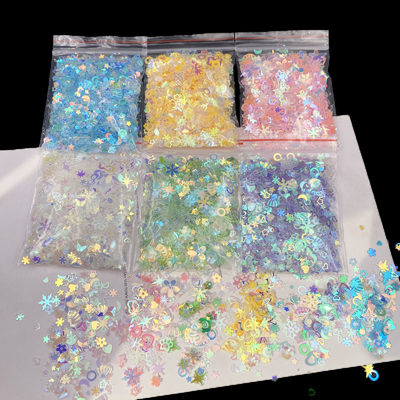 梦幻混合亮片流沙填充物