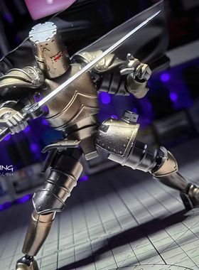 中世纪重装盔甲骑士拼装模型国产潮玩关节摆件星迪加模型diy