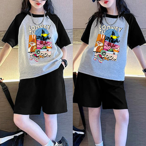 纯棉套装女童夏季新款