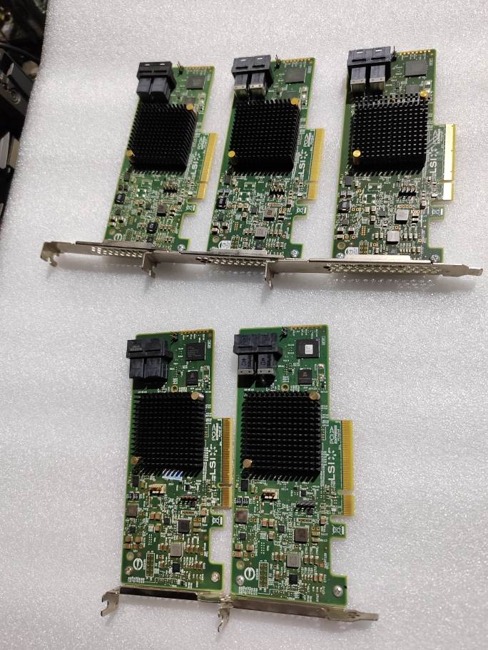 LSI SAS 9311-8I 9341-8i PCIe IT直通卡12Gb群晖Esxi HBA议价