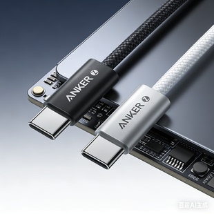 ANKER安克240W超快充数据线Type-C环保编织线手机平板电脑都适配