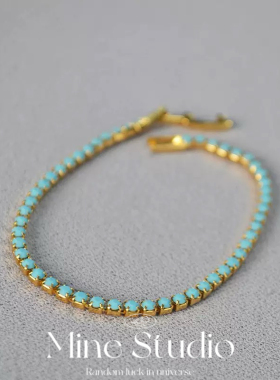 Mine Studio·2026新款绿松石串珠手链小众设计感手串新年女百搭