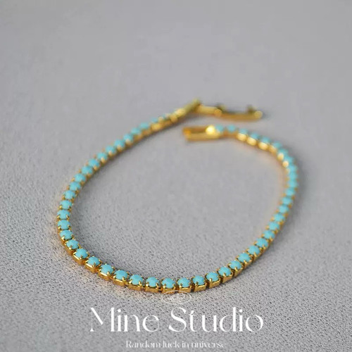 Mine Studio·2026新款绿松石串珠手链小众设计感手串新年女百搭
