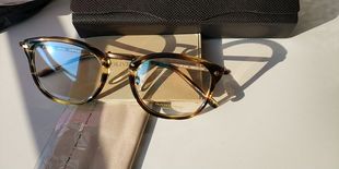 奥利弗ov5350近视镜框复古板材钛金属方框眼镜架