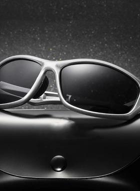 墨镜黑色太阳眼镜户外防紫外线运动遮阳防晒欧美潮款男士骑行防风