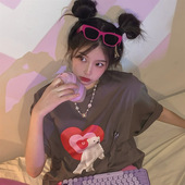 辣妹甜酷墨镜女202新款 网红ins时尚 街拍凹造型遮阳太阳镜显脸小