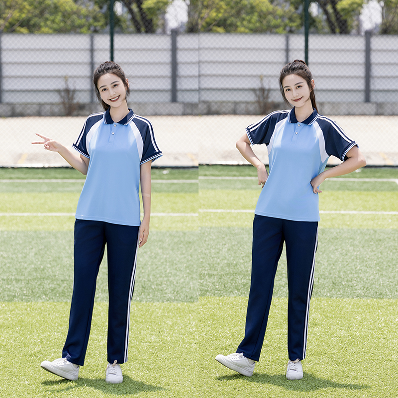 定制运动会两件套高中生班服