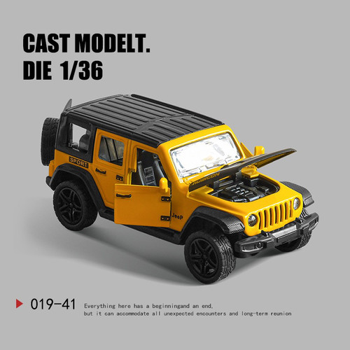 越野合金汽车模型声光车模