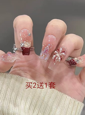 买2送1套新年烟花穿戴甲片