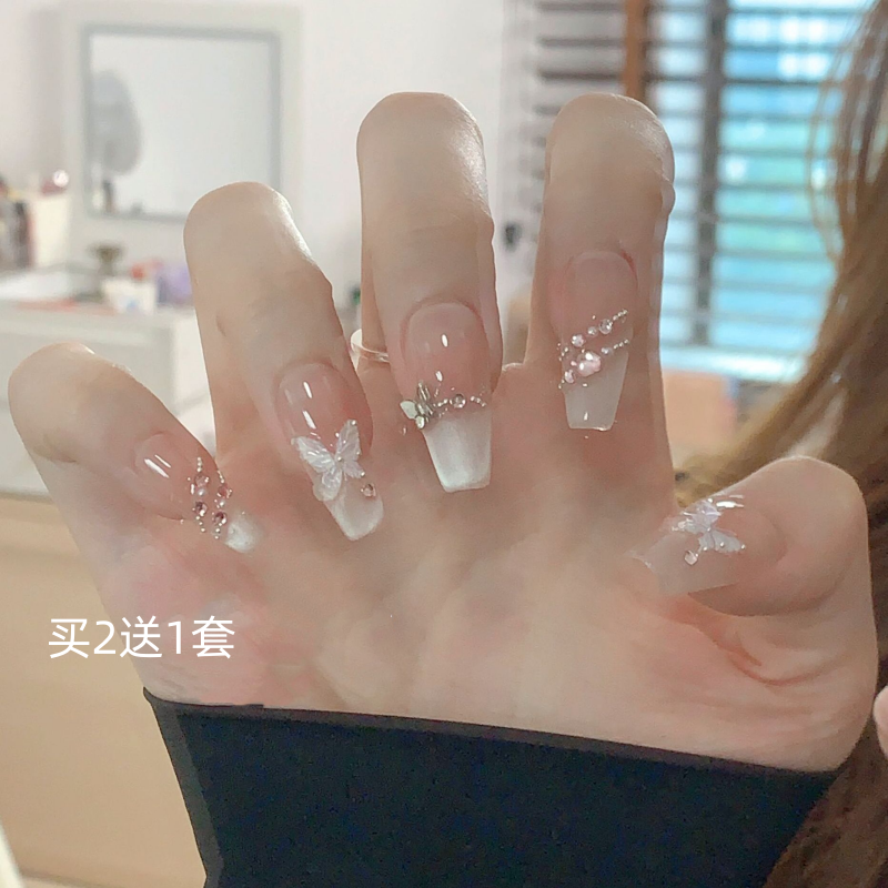买2送1蝴蝶结穿戴甲片