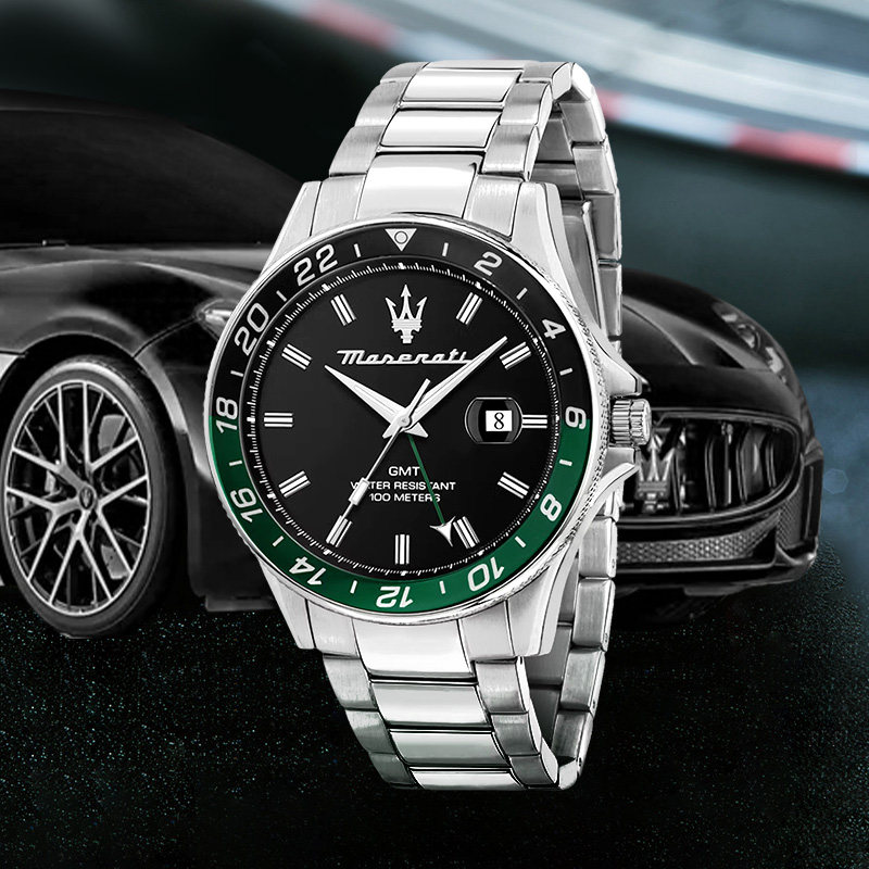 玛莎拉蒂自动机械表绿水鬼