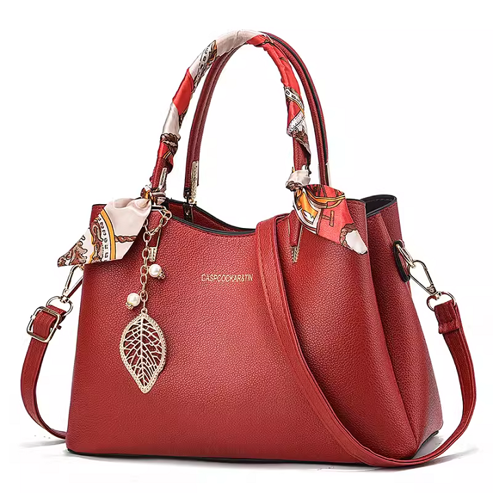 母亲节中年妈妈款真皮大气女士手提包包大容量结婚喜婆婆单肩斜挎