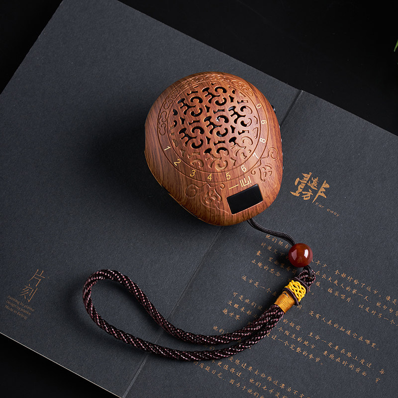 一心木纹插卡随身听高清音质唱机