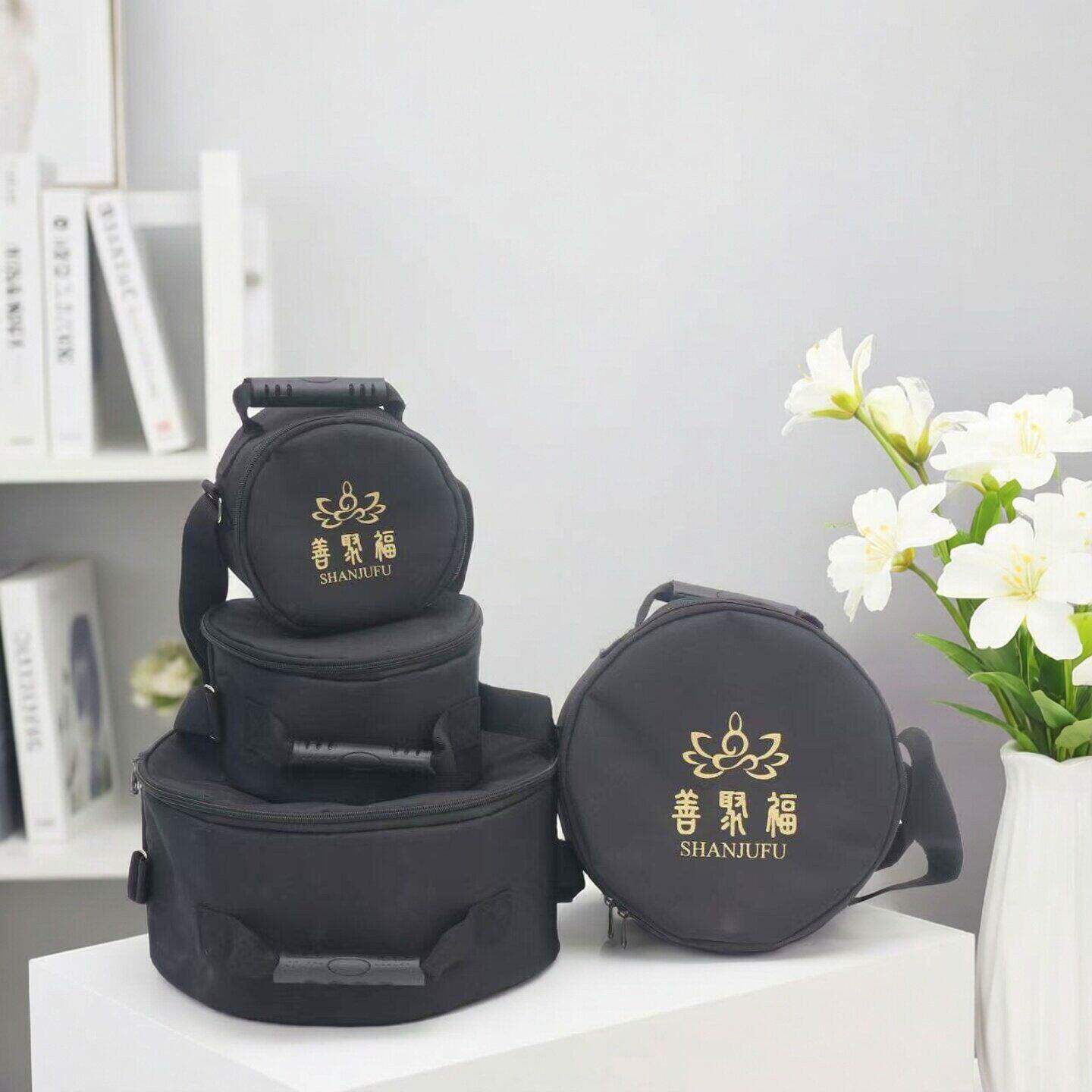 尼泊尔手工佛音碗背包钵收纳盒套满月钵收纳盒包装盒钵套包装礼盒