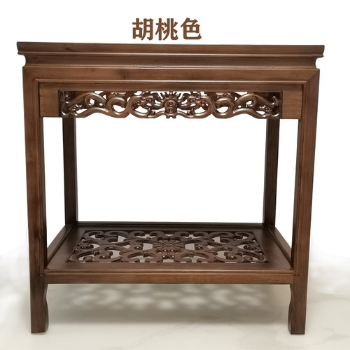 实木边几中式实木小茶几桌