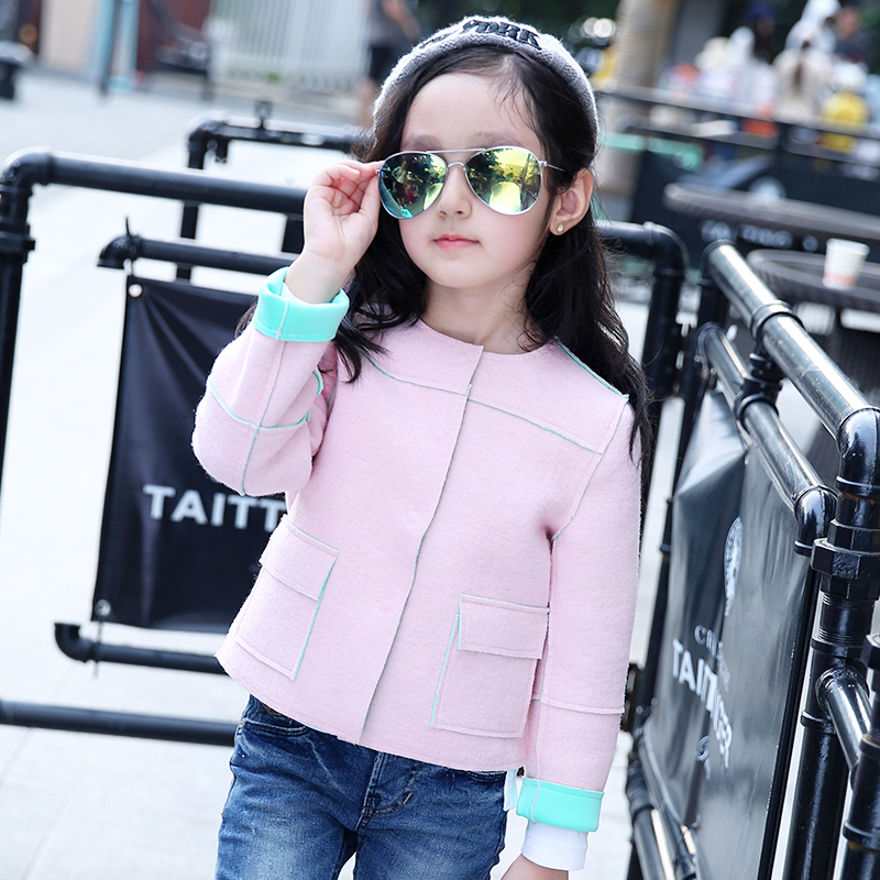 Manteau pour fille en laine - Ref 2162515 Image 1