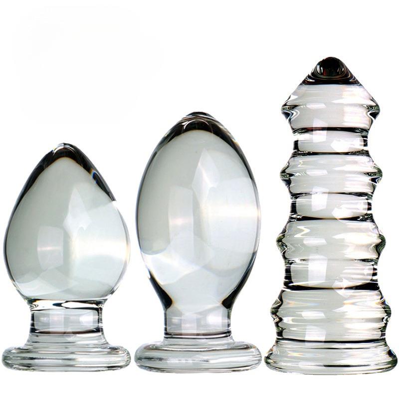 A glass-made anus used as a masturbation toy