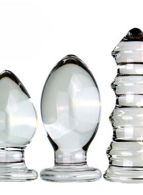 A glass-made anus used as a masturbation toy
