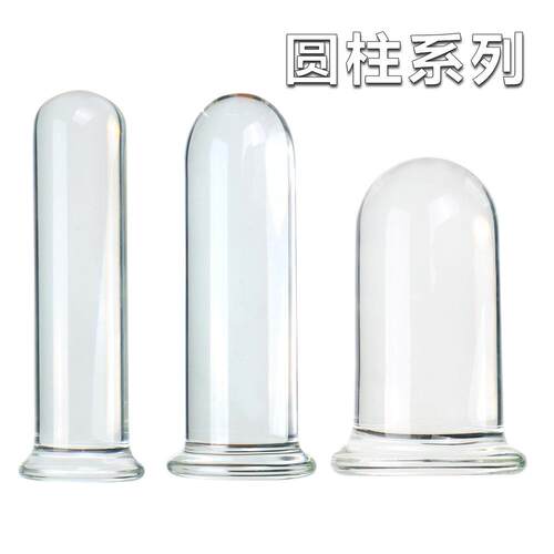 Glass-made femalemasturbation toy fake phallus adult product