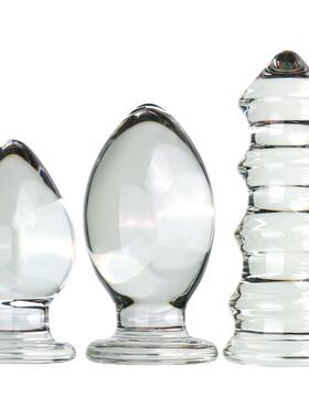A glass-made anus used as a masturbation toy