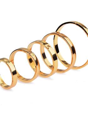 金属按摩解压放松解压金色环器器环锁经环缓解压力小工具男女安慰