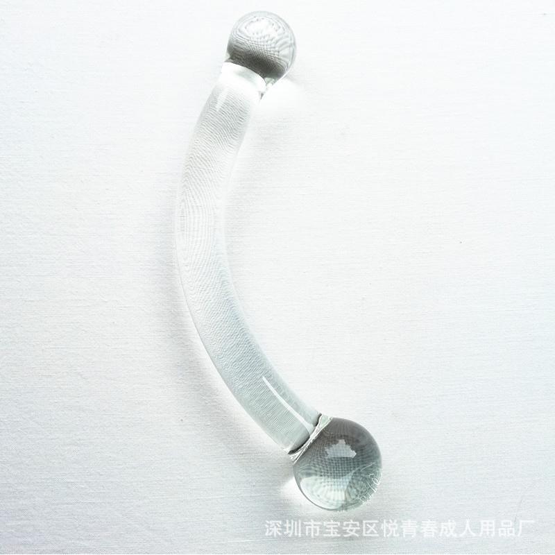 男用水晶器器 菊部门塞女用器 透明玻璃器 后玻璃庭按摩器放松新